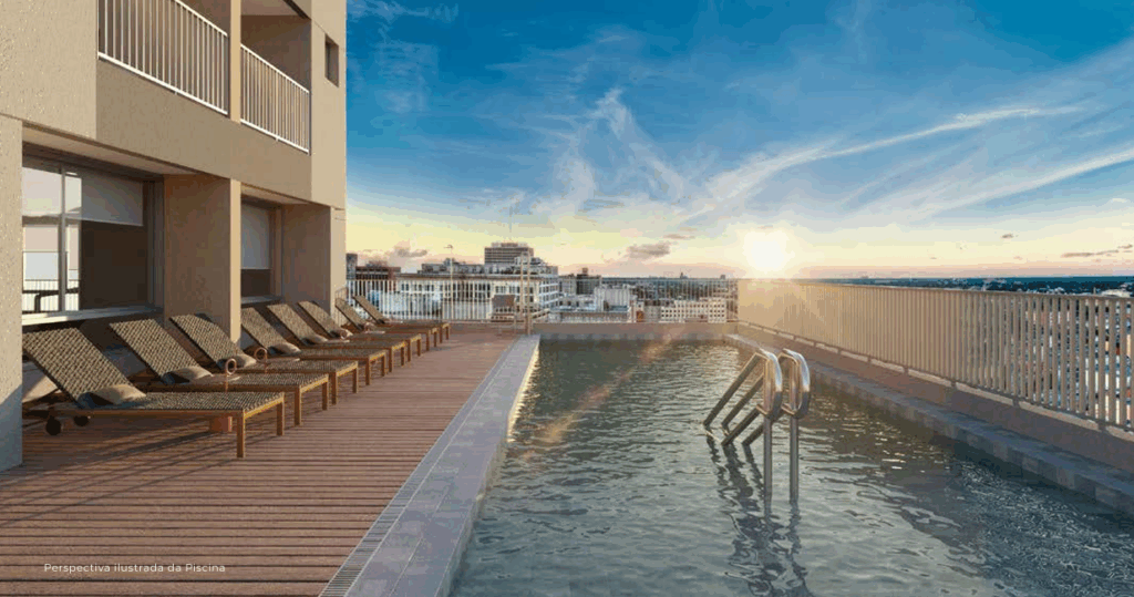 Piscina com Solarium